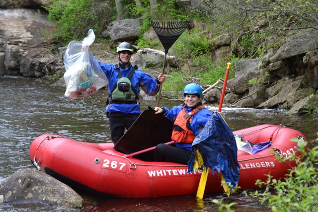 river clean up on the lehigh river