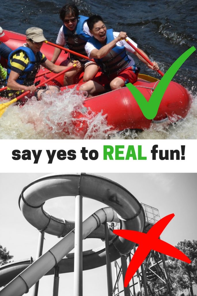 rafting better than amusement parks