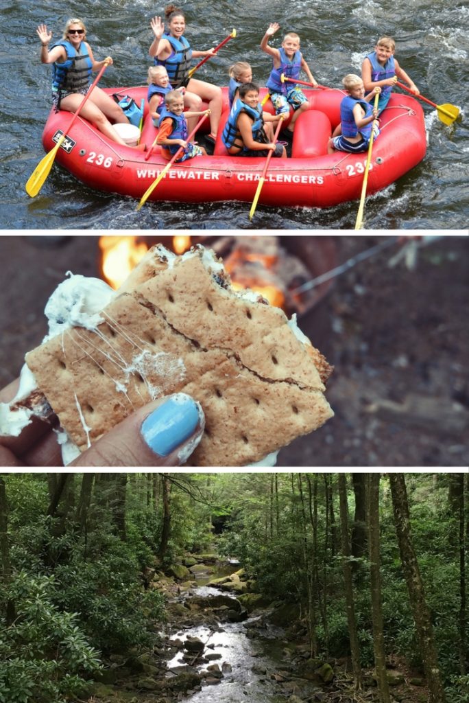 overnight camping and rafting adventure with fun and experience